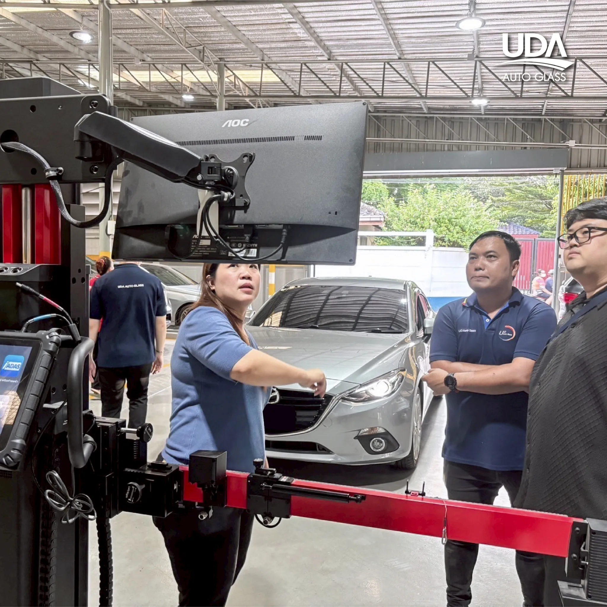 UDA Auto Glass ร่วม AUTEL ADAS Center ให้บริการปรับเทียบ ADAS หลังเปลี่ยนกระจกบังลมหน้า